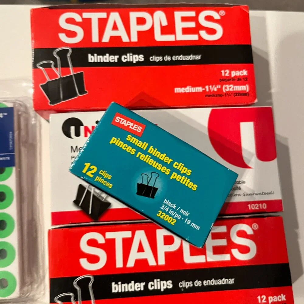 Staples and Other office supplies
